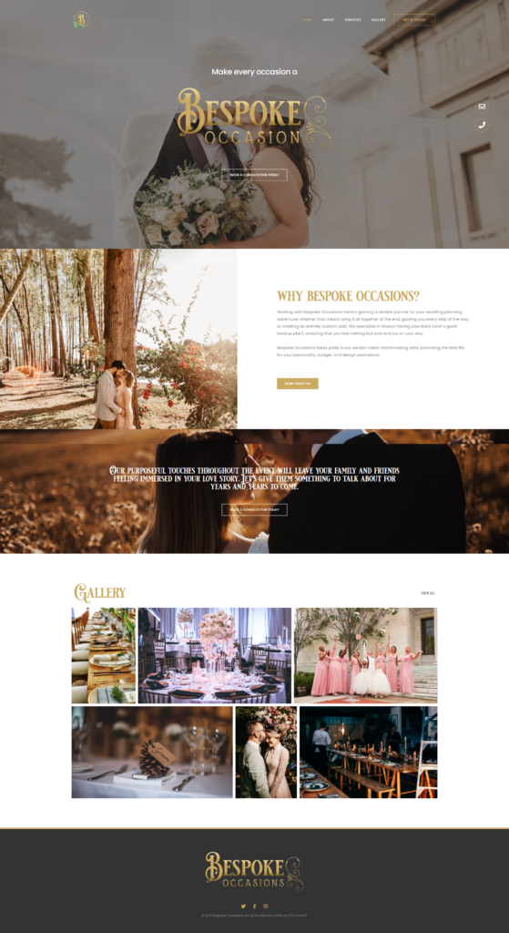 bespoke occasions